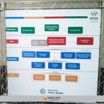 Backdrop com Estrutura em BoxTruss e Fechamento em Lona Impressa em Sistema Digital de Alta Resolução