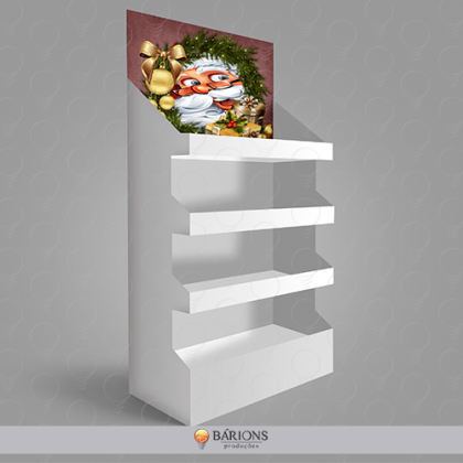 Display de Chão em MDF com Testeira Personalizada | Natal