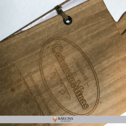 Cardápio em MDF com Gravação a Laser