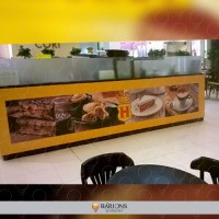 Ilha de Shopping Café Havanna com Placa em ps 