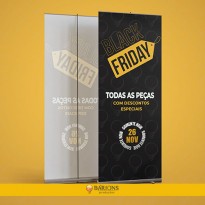 Banner Rol Up em Tecido  | Black Friday - 2021