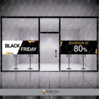 Adesivo para Vitrine | Black Friday - 2020 