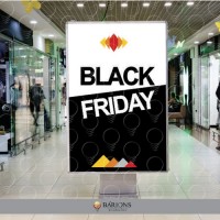 Totem Promocional para Shopping | Black Friday - 2020 