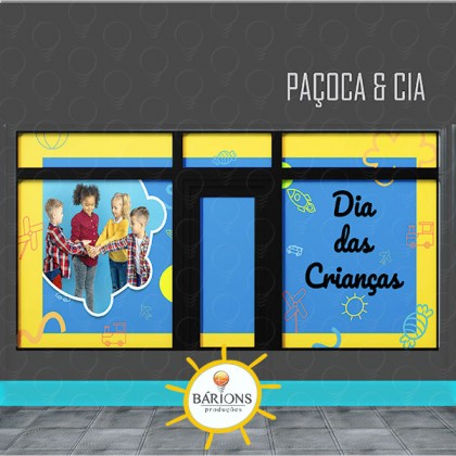 Adesivo Impresso para Vitrine | Dia das Crianças - 2021