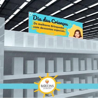 Topo de Gôndola Promocional | Dia das Crianças - 2021