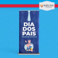 Banner Roll Up em Lona ou Tecido | Dia dos Pais - 2021 