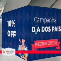 Tapume para Loja de Shopping | Dia dos Pais - 2021 