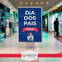 Totem em LED para Shopping | Dia dos Pais - 2021 