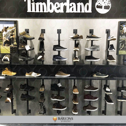 Showroom Timberland com Shoe Shelf de Engate