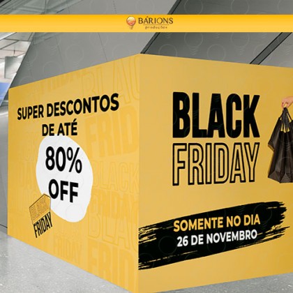 Tapume para Loja de Shopping | Black Friday - 2021