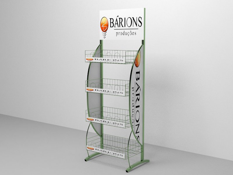 Display aramado em BTC | Bárions Produções