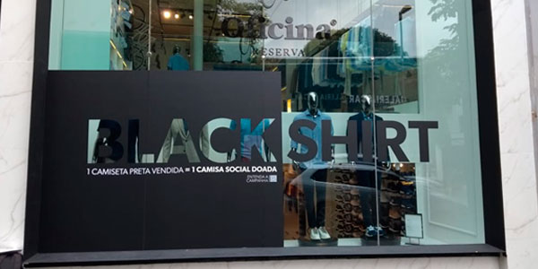 Vitrine tema Black Friday | Bárions Produções