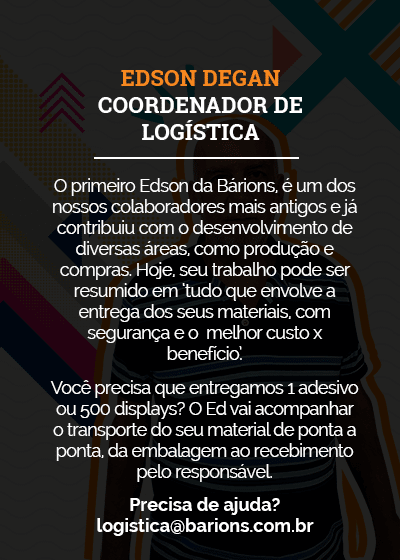 Edson-Degan - Logistica | Bárions Produções