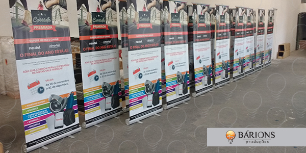 Porta banner roll-up | Bárions Produções